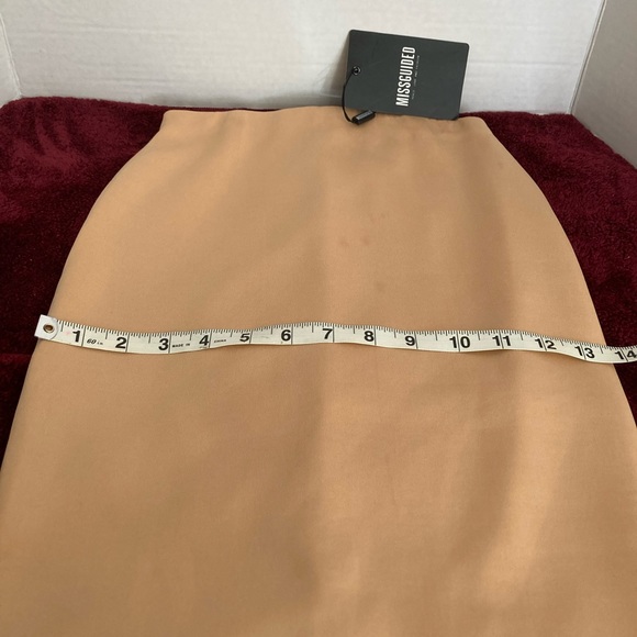 Misguided Skirt - Camel color - Size 1 - Juniors - NWT - Picture 6 of 8